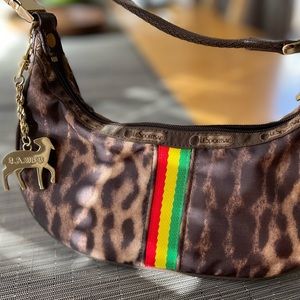 Vintage LeSportsac for L.A.M.B. Gwen Stefani. Animal and Rasta Print